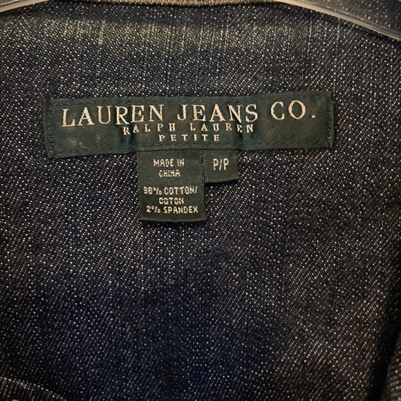 🛍️ [handed down] Ralph Lauren | Fitted Denim Jacket small petite - Picture 3 of 12